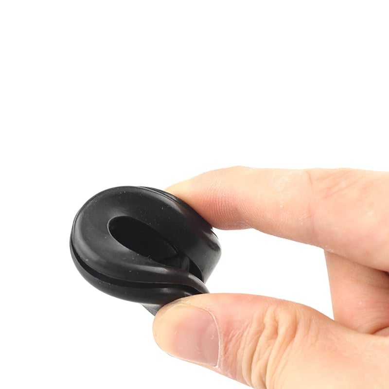 Alamic Rubber Grommet, Rubber Grommets for Wiring, 1" ID, 1-1/4" Drill Hole, Rubber Hole Plugs, Synthetic Wire Grommets Protector, Firewall Plug Grommet, Double-Sided - 20 Pack - Image 5